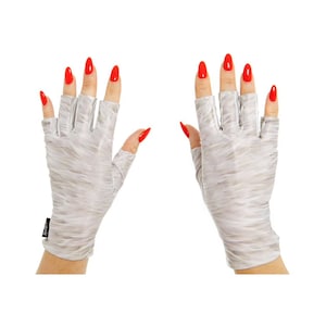 ManiGlovz The Original Dermatologist recommended UPF 50+ UV/ LED Protective Glove - White Feather