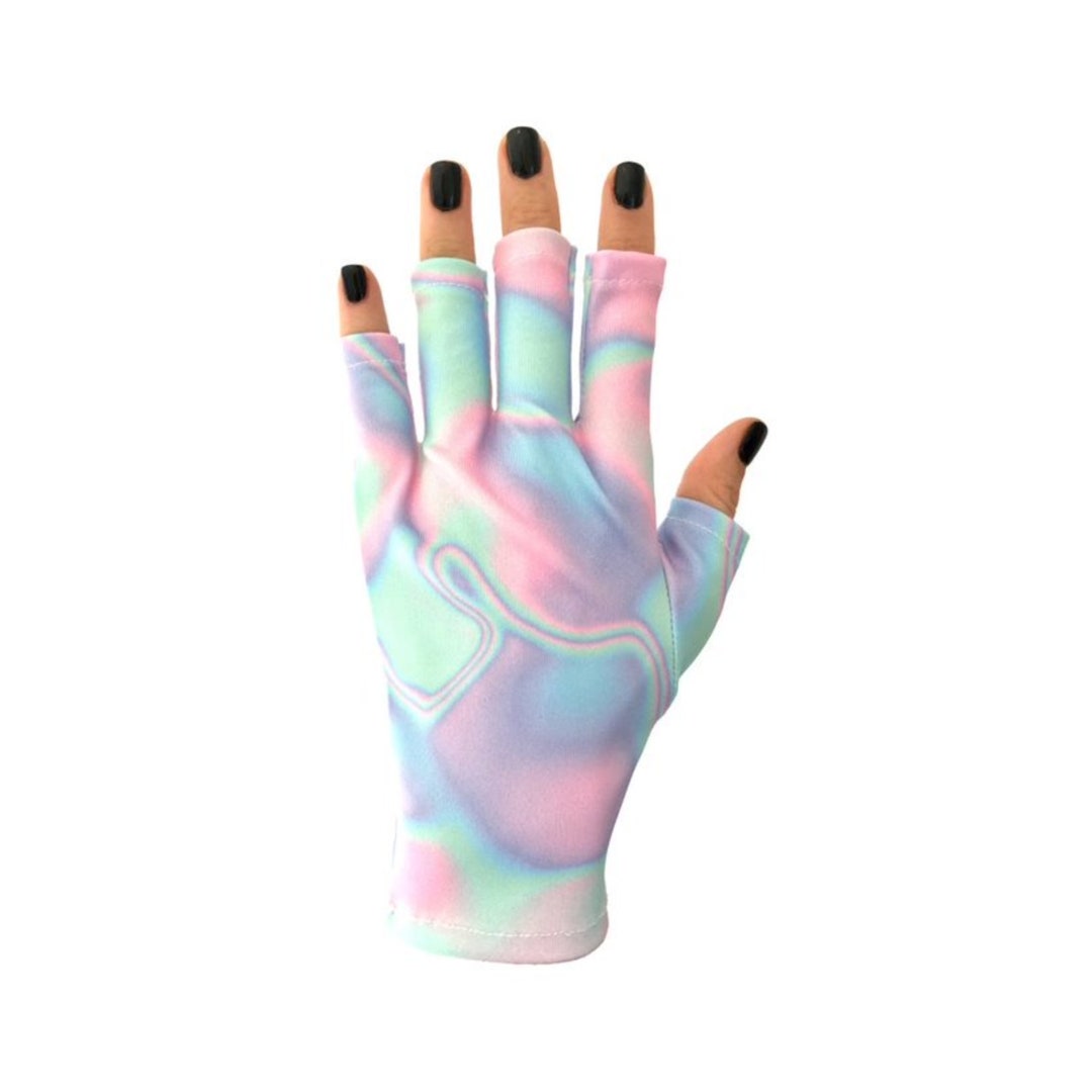 ManiGlovz UV-Schutz-Handschuhe – Für Gel-Nägel, Sonne & Fahren, Blockiert 98% Der UV-/LED-Strahlen (weiß)
