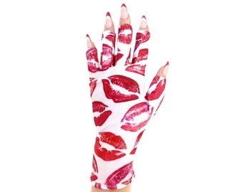 ManiGlovz The Original Dermatologist recommended UPF 50+ UV/ LED Protective Glove - Smooches
