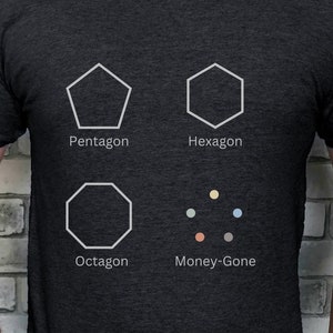 MTG, Magic the Gathering, EDH, Commander, Money Gone, Funny, Humor, Shirt, T-Shirt