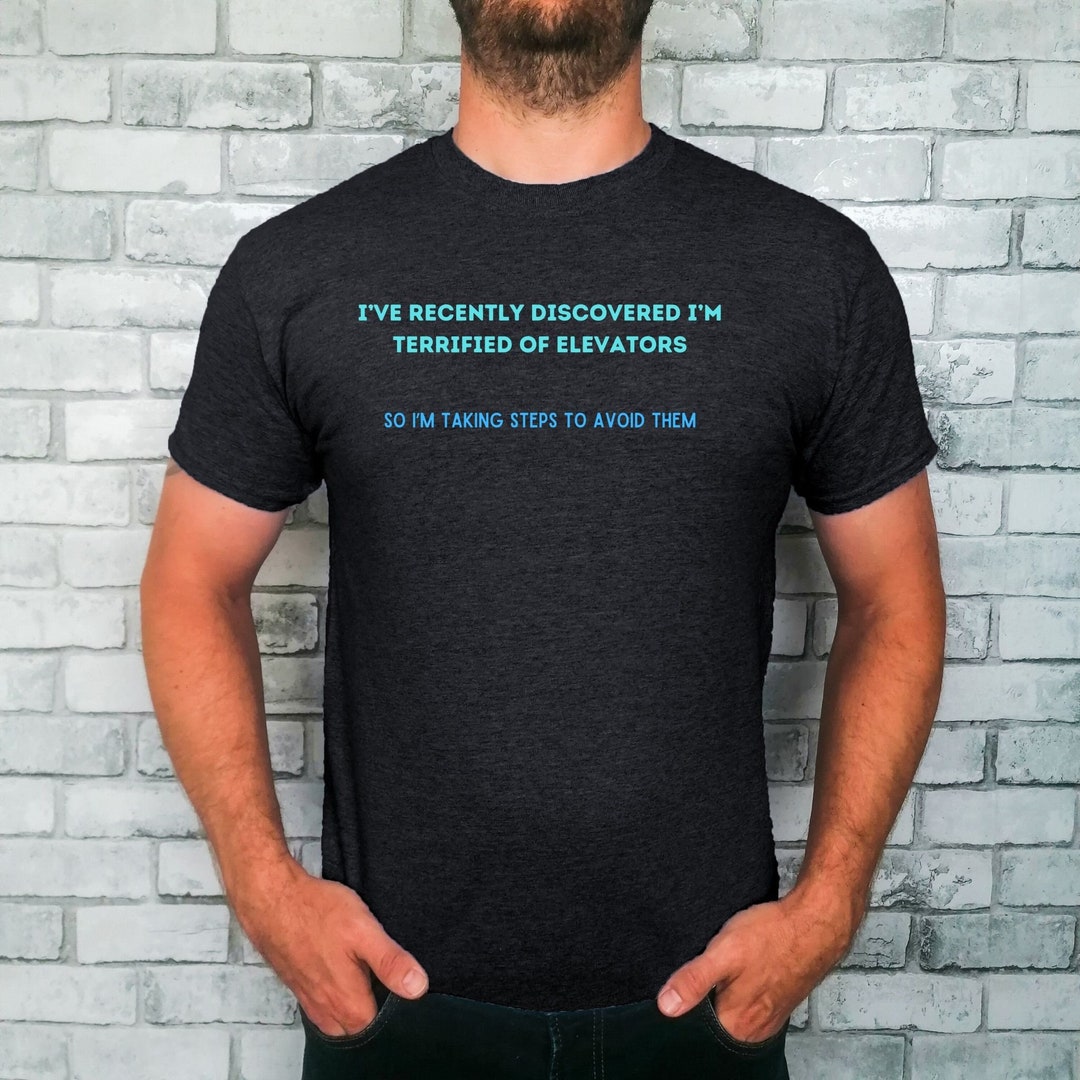 Elevator, Steps, Dad, Joke, Fun, Funny, Quote, Tshirt Etsy