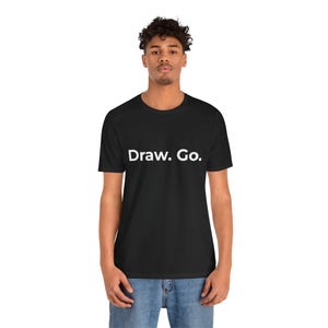 Tekenen. Ga. Minimalistisch MTG-shirt - Magic the Gathering-controlespeler-T-shirt