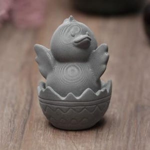 Easter chick in eggshell, Easter, holidays