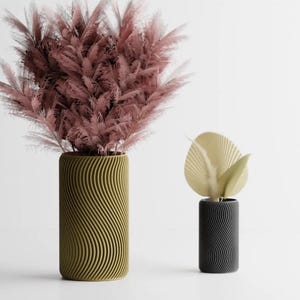 Vase, dried flowers, vase for dried flowers, 3D printing,