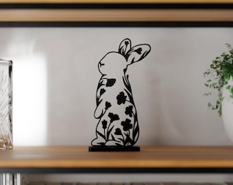 Floral Easter Sculpture Rabbit, Easter Bunny, Easter, Holidays, Decoration