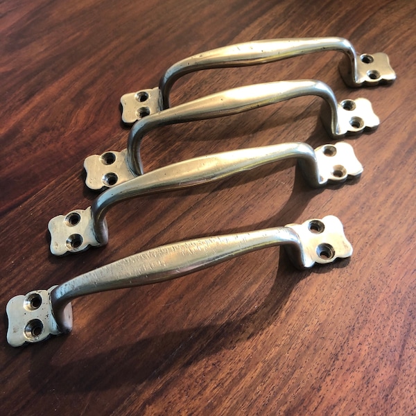 Antique Brass Pull Handles Etsy UK