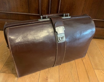 Fabulous leather briefcase by Barrow, Hepburn and Gale with original key