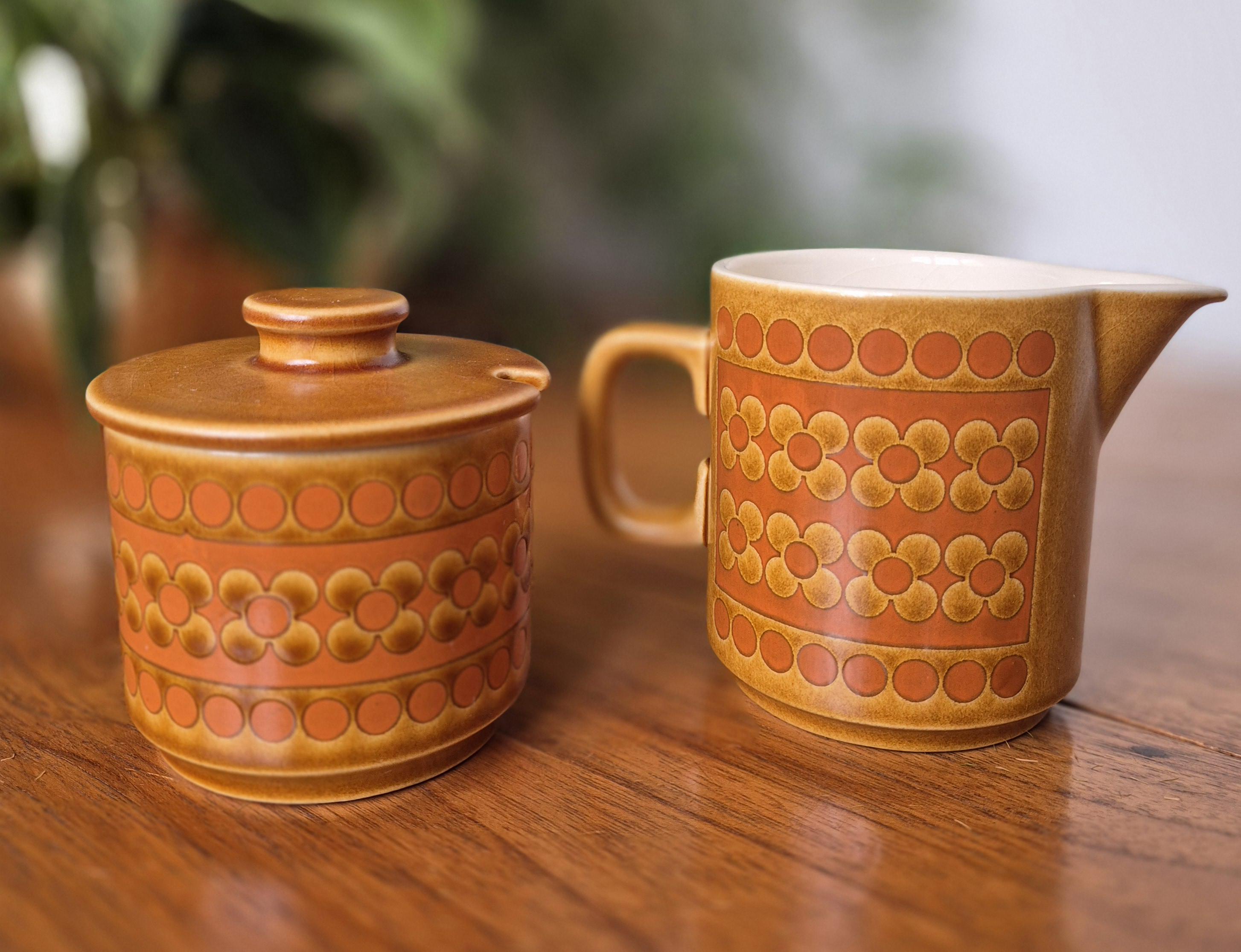 Vintage 1970s Hornsea Saffron Dinner and Tea Set Pieces. Gorgeous