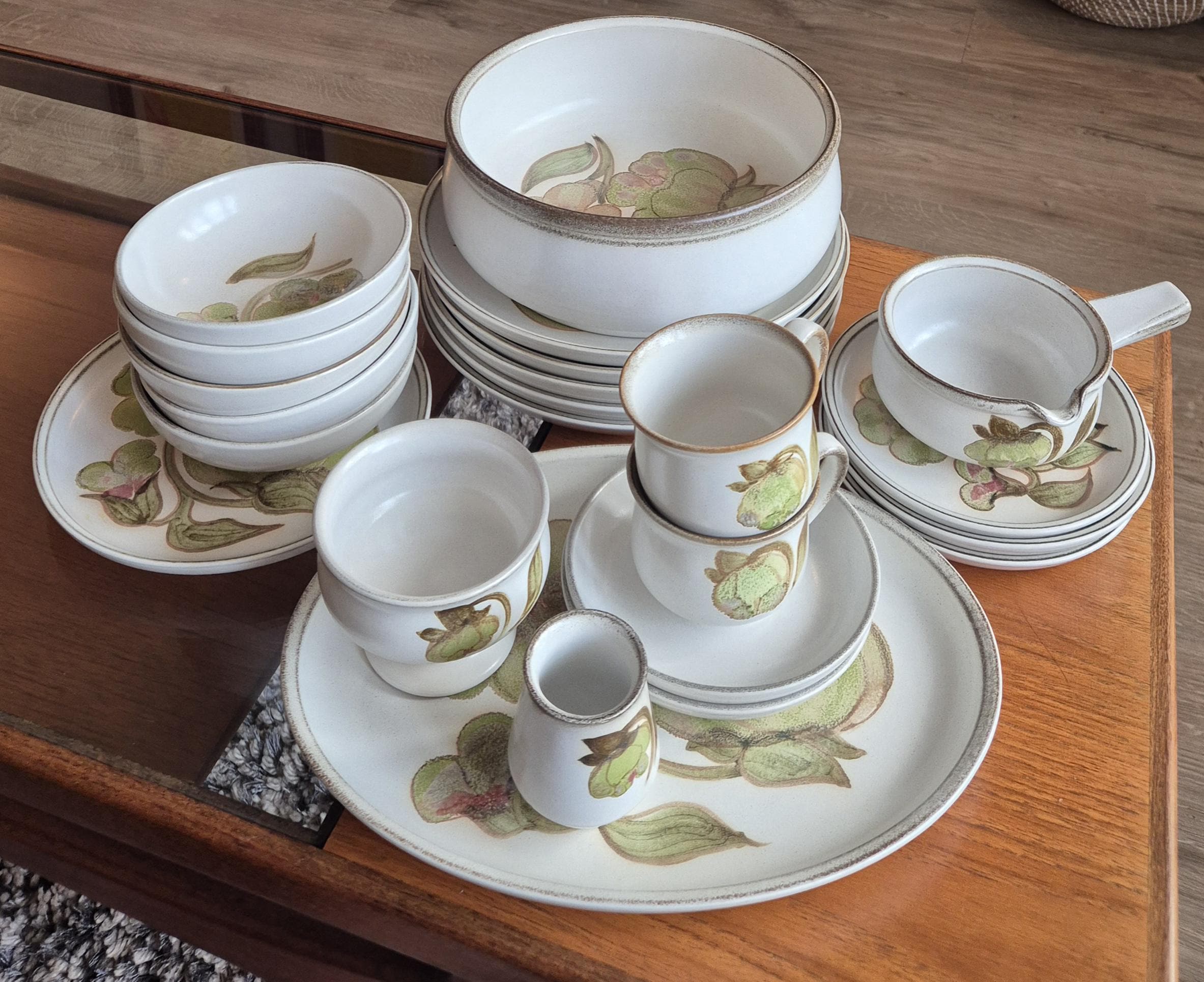 Denby Dinner Set Vintage Denby Pottery Ode, Denby, Stoneware