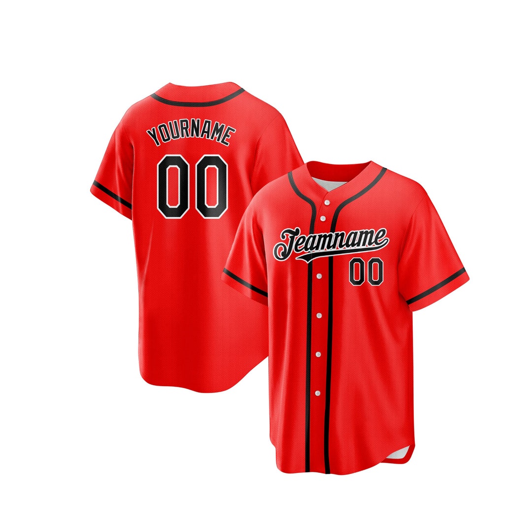 Custom Baseball Jersey Team Personalized Team Name Shirt Etsy