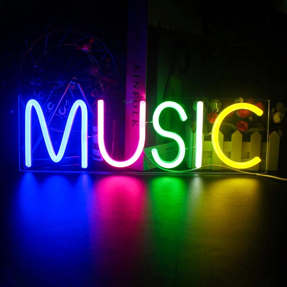 Haalbaarheid filosoof Bron Muziek neon teken muziek neon licht muziek geleid teken - Etsy België