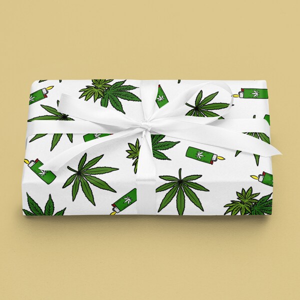 Weed Wrapping Paper Etsy