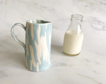 Blue and White Nerikomi Porcelain jug