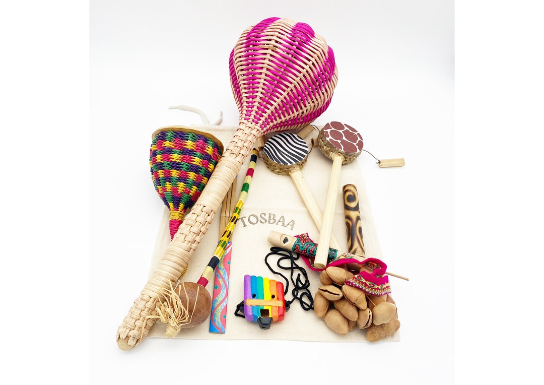 Collection of 10 Assorted Multicultural Instruments Global Sounds Pack Etsy