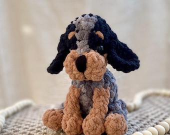 Customizable Bluetick Coonhound Stuffed Animal: Dog Portrait Decor and Toy
