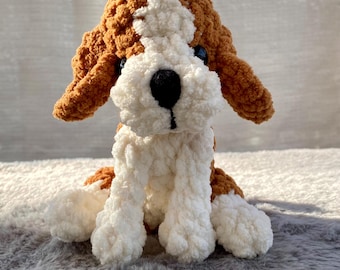 Customizable Chenille Beagle Stuffed Animal: Dog Portrait Decor and Toy