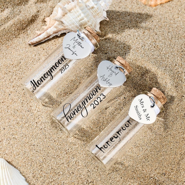 Flitterwochen Sand Flasche Urlaub Andenken Flitterwochen Geschenk Flitterwochen Andenken Glas Flitterwochen Andenken Flasche Flitterwochen Geschenk Hochzeitsgeschenk für Sie