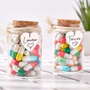 Liebesnotizenkapseln, Valentinstagsgeschenk, Jubiläumsgeschenke für Frau, Freundgeschenke, Sinnvolles entzückendes V-Day-Geschenk für Ihn Liebesnotizen