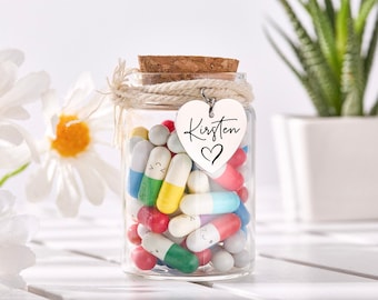 Love Note Capsules: Cute Valentines Day Gift For Her, Anniversary Gifts for Wife, Birthday Present GF, Long Distance Relationship Her