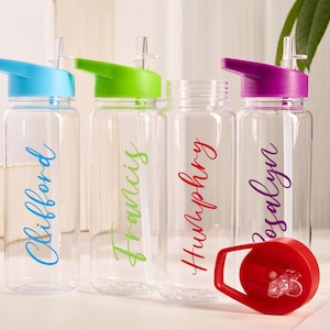 Custom Water Bottle With Names Personalized Kids Water Bottle Kids Water Tumbler 500ml Kids Cup Kids Gift For Boys and Girls Kids Favors image 5