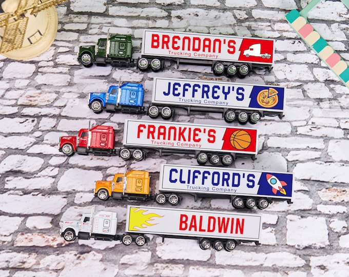 Personalized Toy Truck, Gifts for Boys,Toy Truck with Name,Gifts for Girls,Custom Toy Truck,Name on Truck,Easter Gift for Kids,Baby Gifts