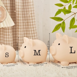 Personalized Piggy Bank with Name, Kids Coin Bank, Piggy Bank Gift, Children's Money Bank, Kids Birthday Gift, Nursery Decor, Gift for Boys image 10