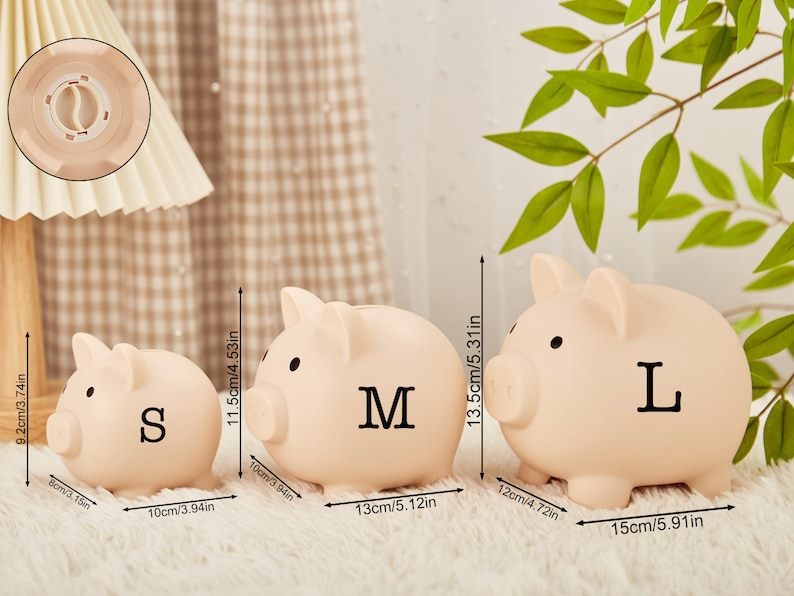 Personalized Piggy Bank with Name, Kids Coin Bank, Piggy Bank Gift, Children's Money Bank, Kids Birthday Gift, Nursery Decor, Gift for Boys image 10