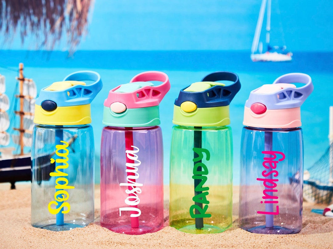 Back to School Kids Water Bottle Personalized Water Bottle Kids Cups ...