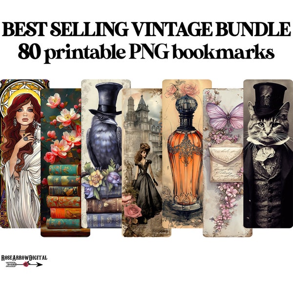 Victorian Bookmarks - Etsy