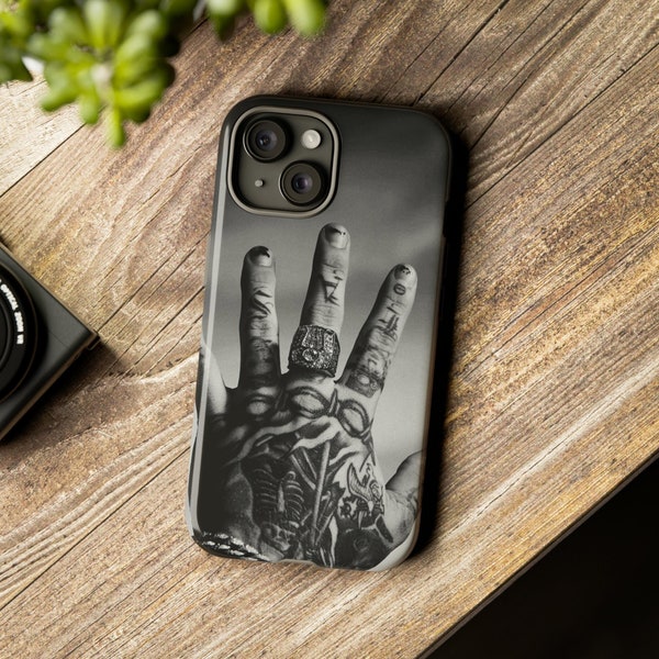 Post Malone's Tattooed Hand Art Phone Case - Signature Style