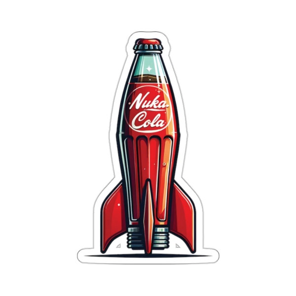 Kiss-Cut Classic Nuka Cola Bottle Sticker - Fallout Game Vinyl Decal