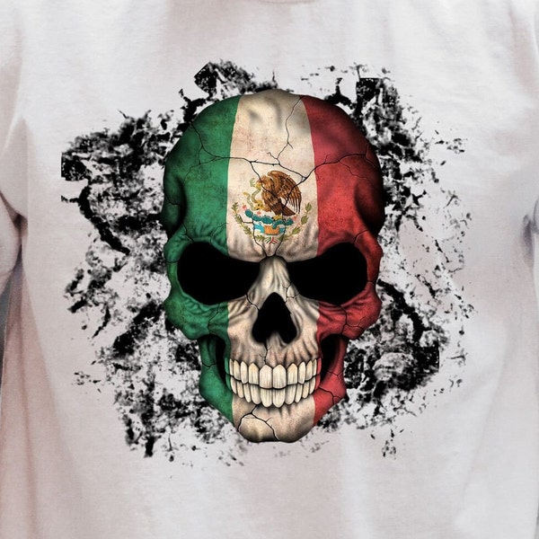 Mexican Skull PNG File/ Sublimation/ Iron On/ Shirt Design/ Digital File/ Weed leaf/ Skull Shirt Design/ Tumbler Wrap/ Instant Download