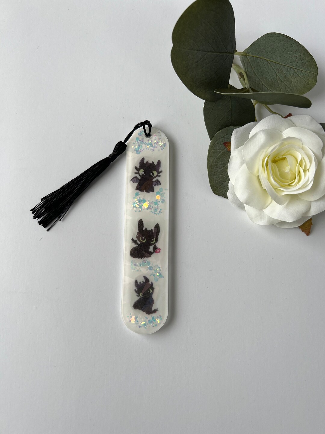 Holographic Toothless Bookmark Resin Bookmark how To Train Your Dragon