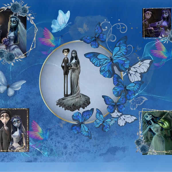 Corpse*Bride PNG file/sublimation Tumbler/sublimation mugs/iron on