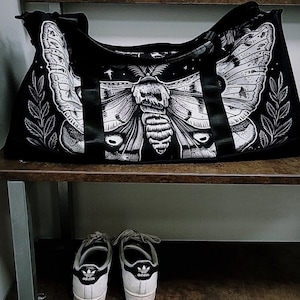 Turnbeutel, Reisetasche, Wochenendtasche, Gothic Tasche, hübsche Tasche, Duffle Bag