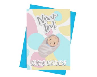 Nieuw binnen Gefeliciteerd nieuwe babykaart