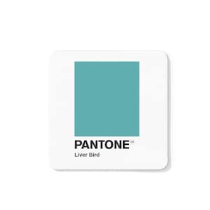 Posavasos Pantone Scouse Liver Bird Blue