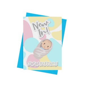 Novedades Tarjeta de felicitación por el nacimiento de un bebé