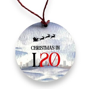 Christmas In Your Liverpool Postcode Christmas Decoration