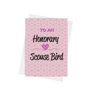 Carte Oiseau Scouse Honoraire