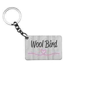 Wool Bird Colour Keyring