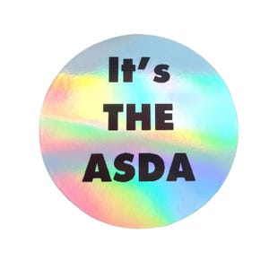 Pegatina holográfica - Es el Asda
