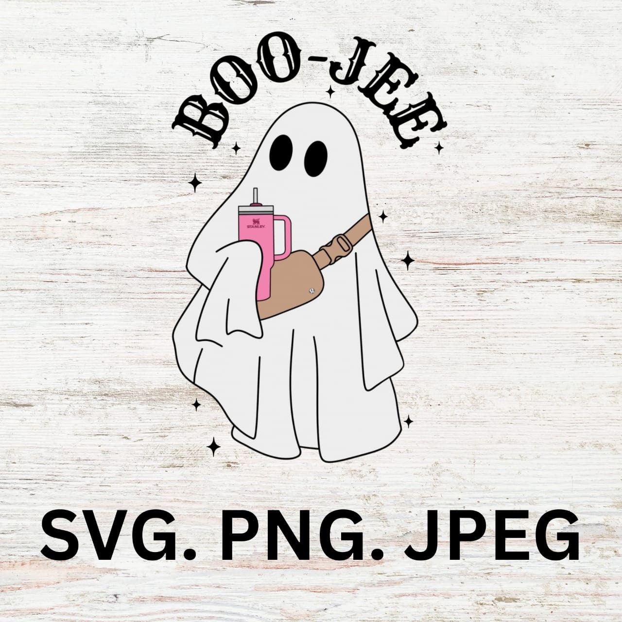 Boojee Ghost PNG, Retro Halloween png, Preppy Ghost, Stanley - Inspire  Uplift
