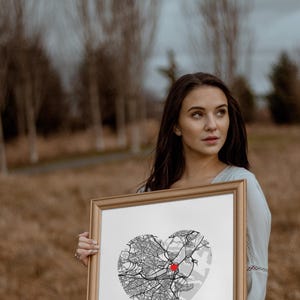 Carte cadeau d'anniversaire de naissance, premier rendez-vous avec impression de carte personnalisée, joli cadeau de relation, impression de carte personnalisée cadeau d'anniversaire de mariage