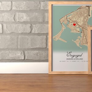 Carte personnalisée des jalons, impression de carte personnalisée, affiche de voyage personnalisée, cadeau de mariage et cadeau d'anniversaire pour les couples