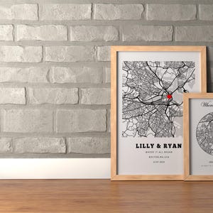 Wo alles begann | Wo wir uns trafen Karte Jahrestagsgeschenk | Herzkarte Unsere Geschichte Erstes Date Geschenk | The Night We Met Our First Date Erinnerungsherz