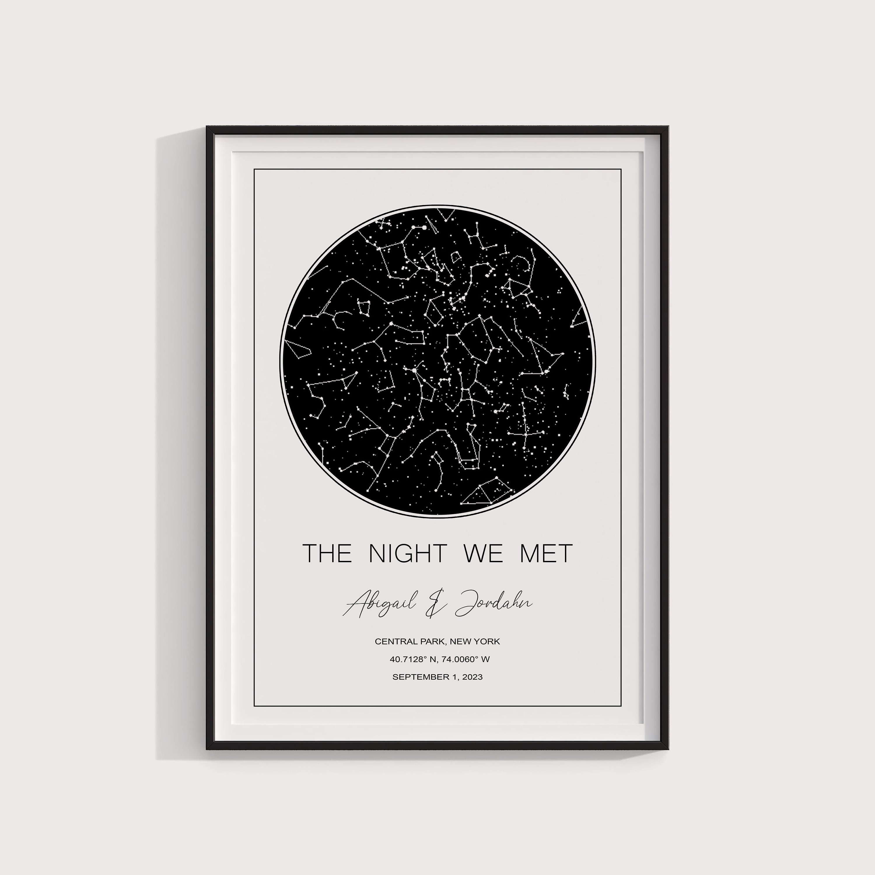 Digital Custom Star Map by Date - Il Fullxfull.5801638174 1jl5 