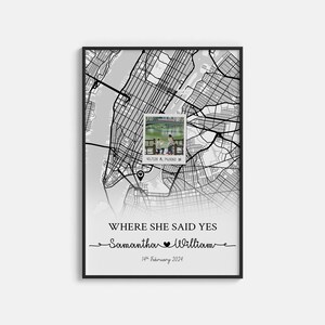 Carte personnalisée, cadeau de mariage ou d'anniversaire, impression d'art de carte personnalisée, cadeau de fiançailles unique pour couple, carte histoire d'amour, cadeau relation