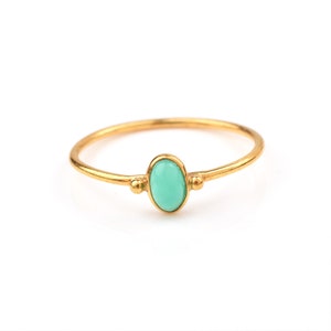 Green Onyx Ring, 18k Solid Gold Ring, Handmade Ring, Statement Ring, Engagement Ring, Onyx Gold Ring, Gemstone Ring ,Gift For Her