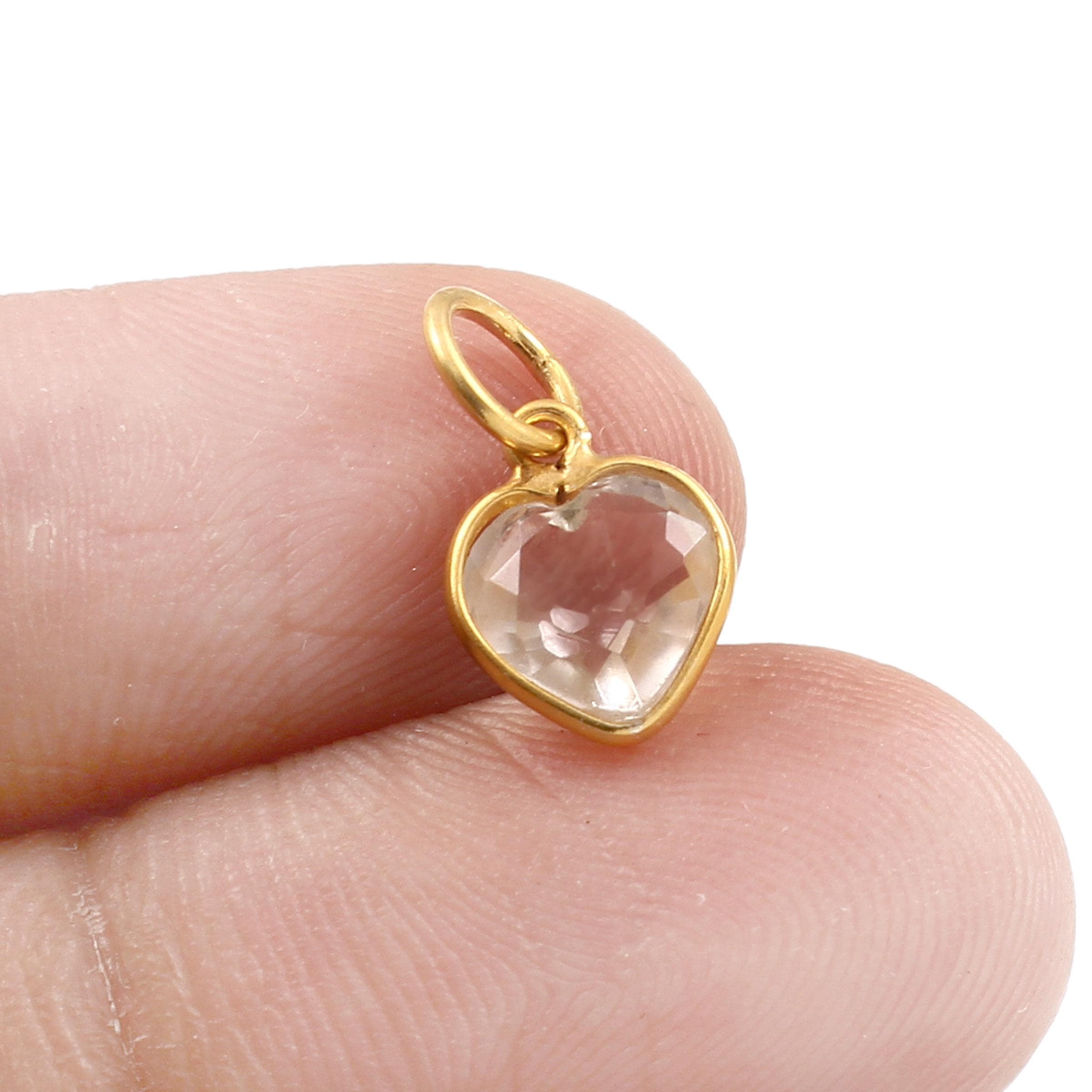 Pendentif 'Amour' En Or 18 Carats - 1,50 Gr, 25x16 Mm - Neuf Avec étiquettes, Coeur Original